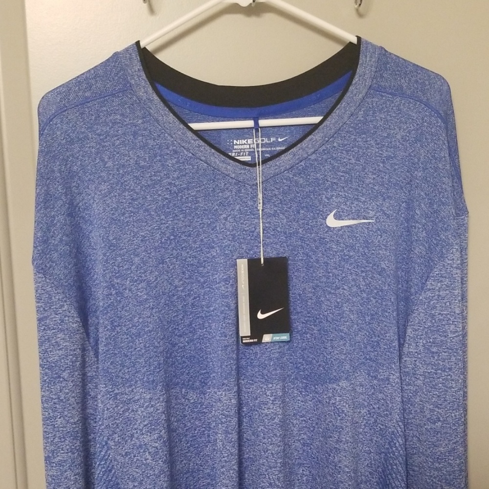 Nike Golf long sleeve Dri-Fit golf shirt - Picture 2 of 6